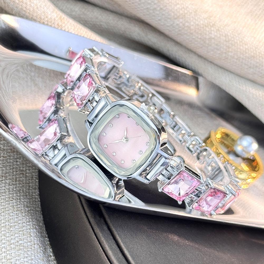 Luxury Watch For Sale - Sparkling Bracelet Watch Square Dial Women