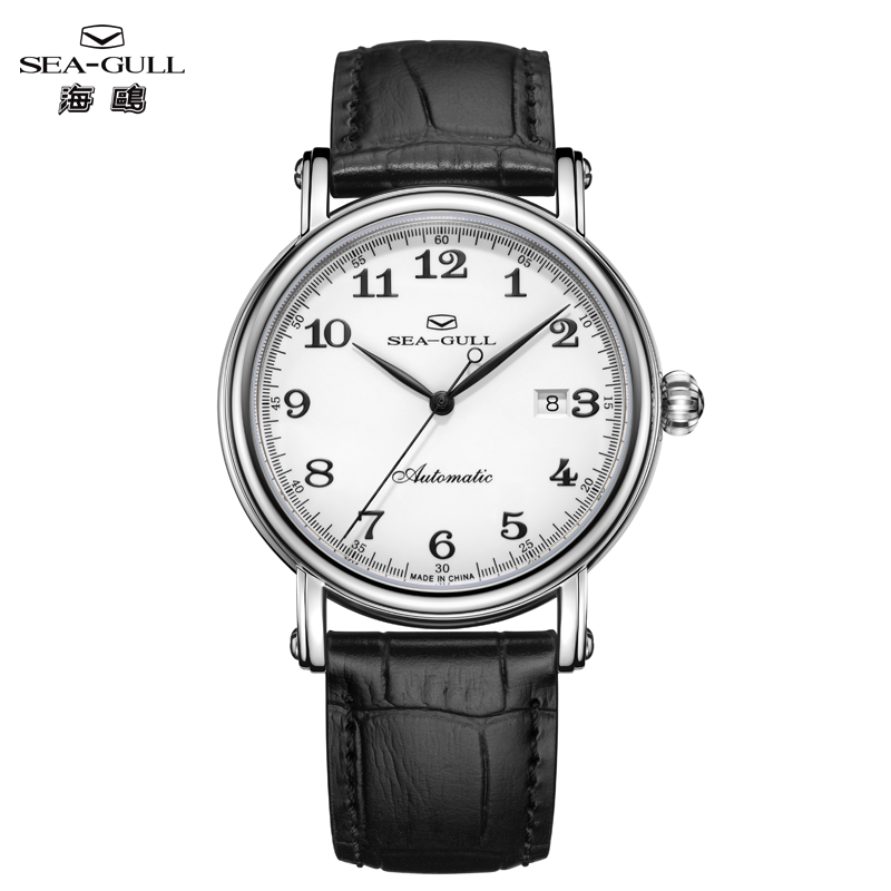 Guilloché Dial Watch - Seagull Men Mechanical Watch Automatic Business