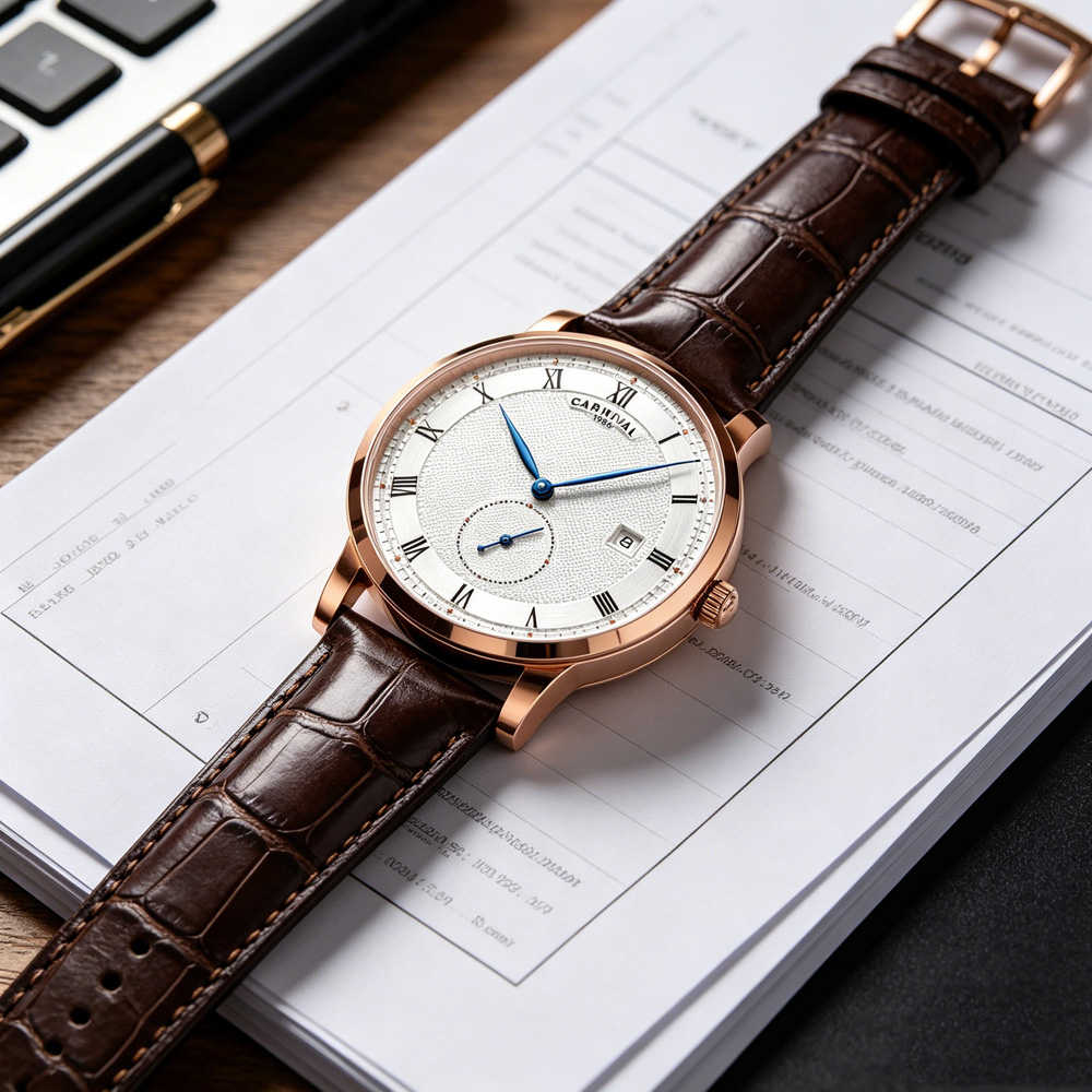 Dress Watch Ultra Thin - CARNIVAL Luxury Sport Automatic Mechanical Watch