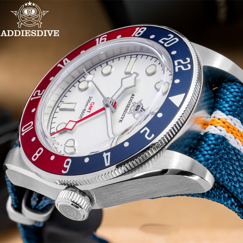 ADDIESDIVE 39mm Men's Quartz W - Gmt Dual Timezone Watch review and price