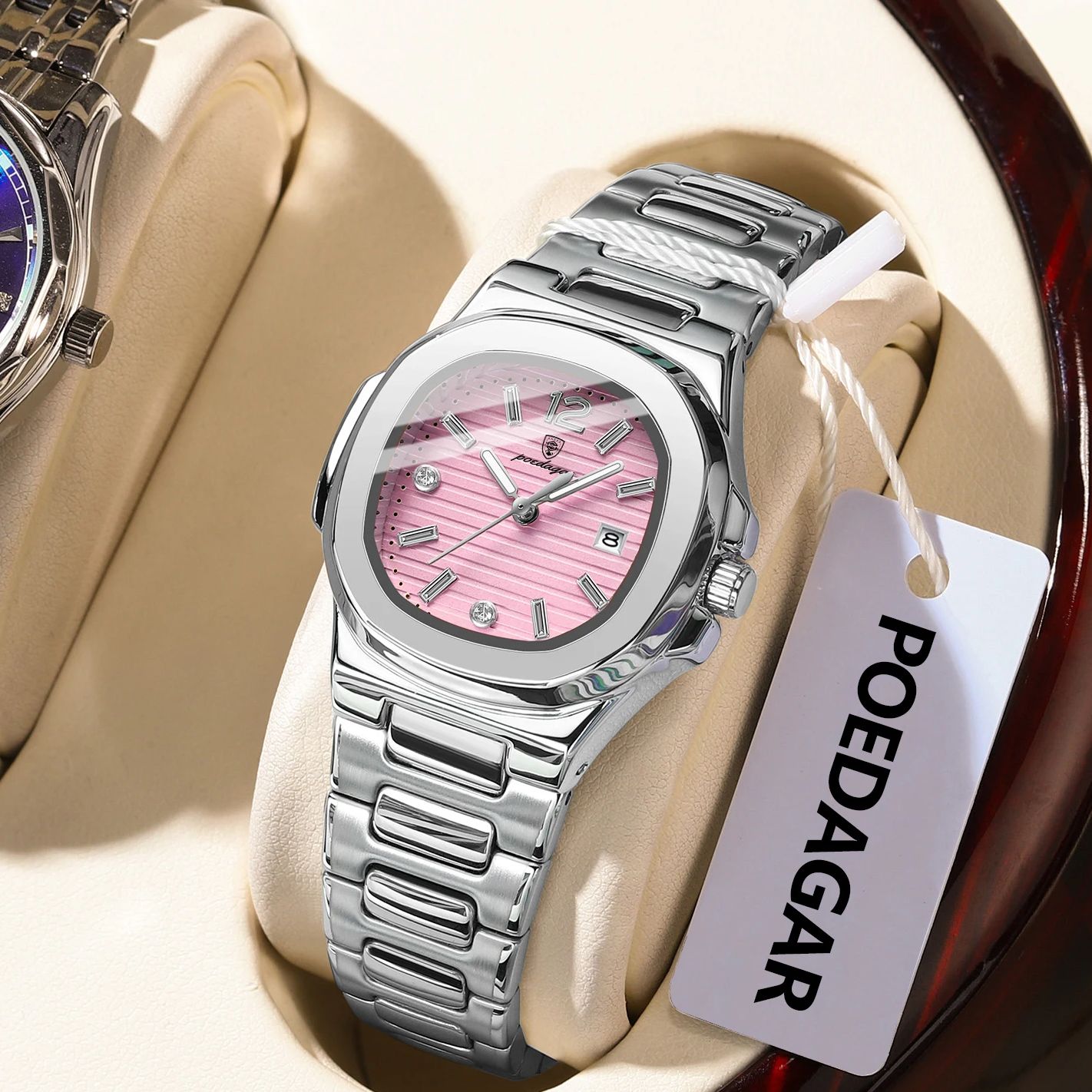 POEDAGAR Square Fashion Woman  - Luxury Watch For Sale review and price