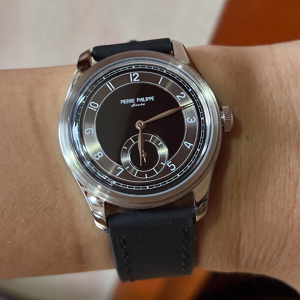 High-end men's 38MM watch blac - Guilloché Dial Watch review and price