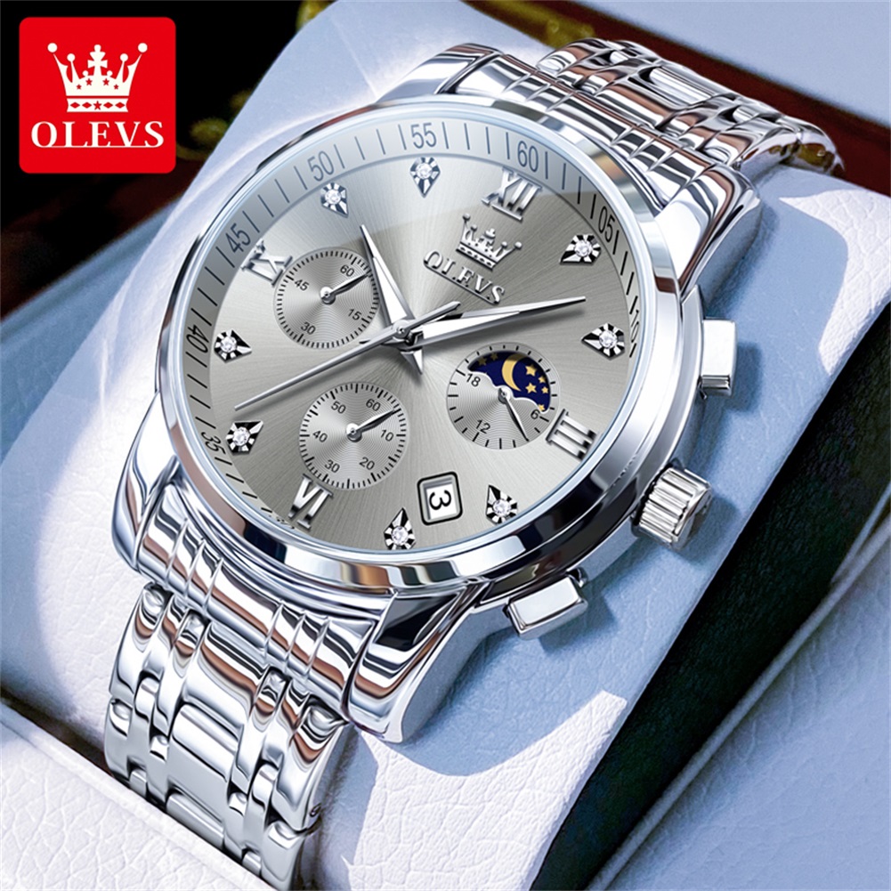 OLEVS 2858 Quartz Watch for Me - Luxury Watch Hand review and price