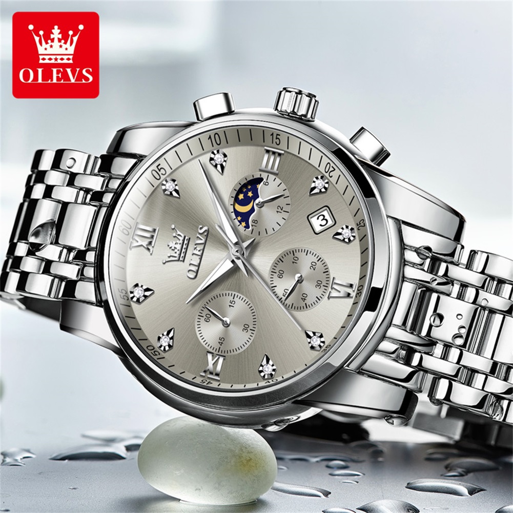 OLEVS 2858 Quartz Watch for Me - Luxury Watch Hand review and price