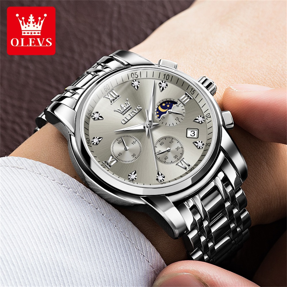 OLEVS 2858 Quartz Watch for Me - Luxury Watch Hand review and price