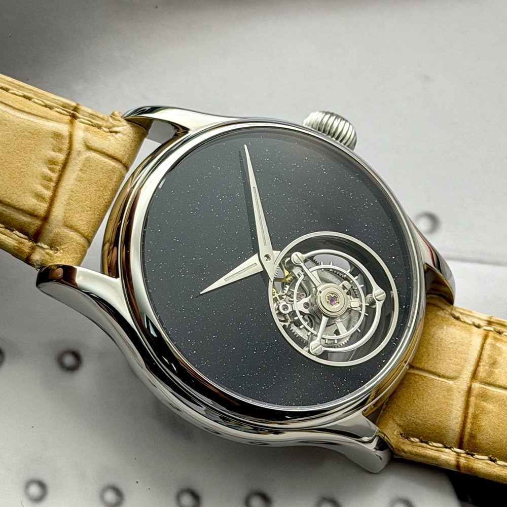 Merkur 100% Tourbillon Watch M - Guilloché Dial Watch review and price