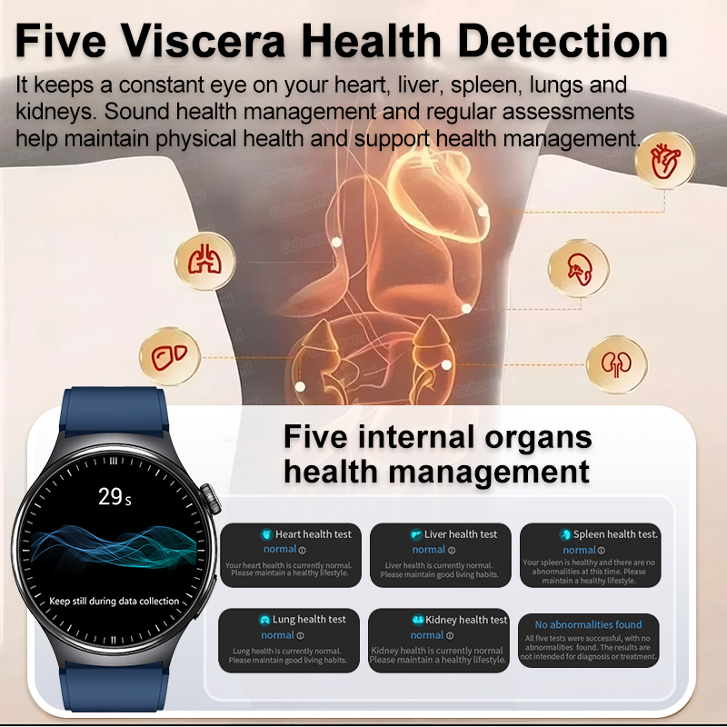 2025 New Accurate Blood Lipid  - Gmt Dual Timezone Watch review and price