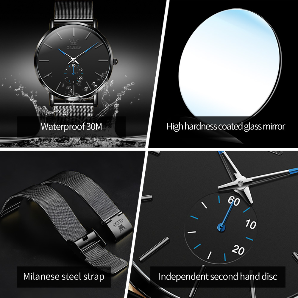 OLEVS 9954 Fashion Men's Watch - Dress Watch Ultra Thin review and price