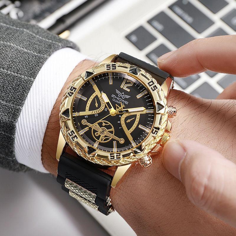 4PCS Fashion Arabic Dial Men B - Luxury Watch Under 20000 review and price