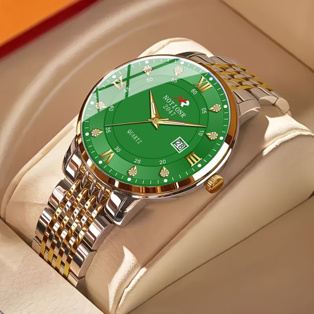 2pcs Classic Men's Quartz Watc - Luxury Watch And Bracelet review and price