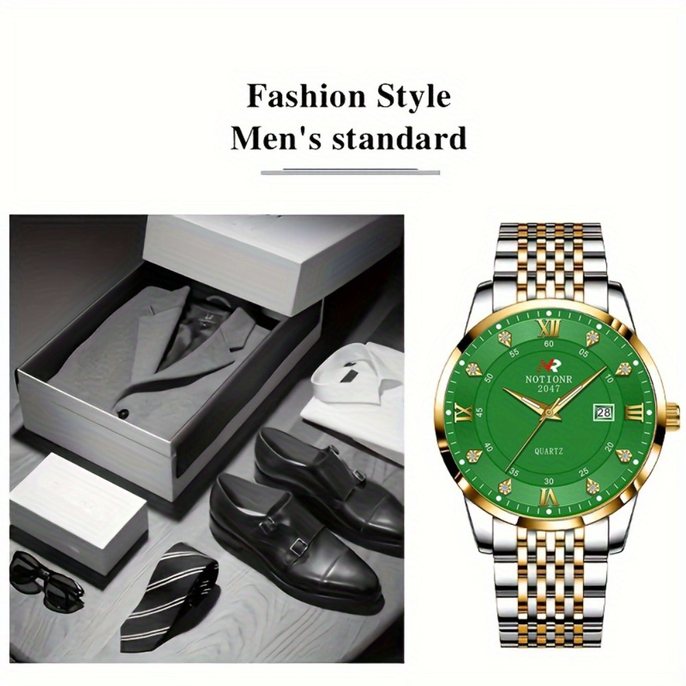 2pcs Classic Men's Quartz Watc - Luxury Watch And Bracelet review and price