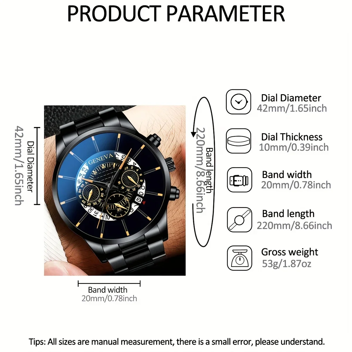 3pcs/1pcs men's fashionable qu - Luxury Watch Under 20000 review and price