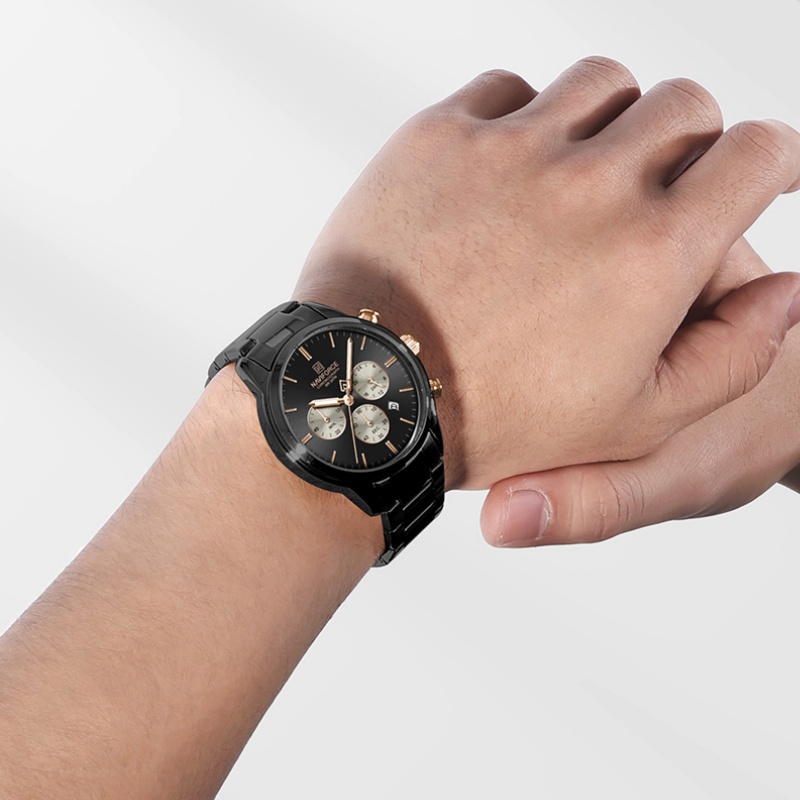 NAVIFORCE Men Quartz Chronogra - Luxury Watch And Bracelet review and price