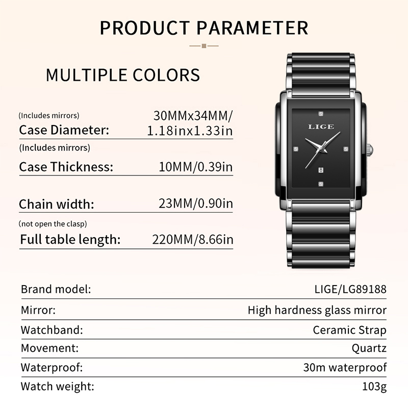 LIGE New Luxury Women Watches  - Luxury Watch For Sale review and price