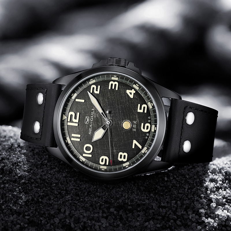 Seagull 43mm Pilot Watch Vinta - Guilloché Dial Watch review and price