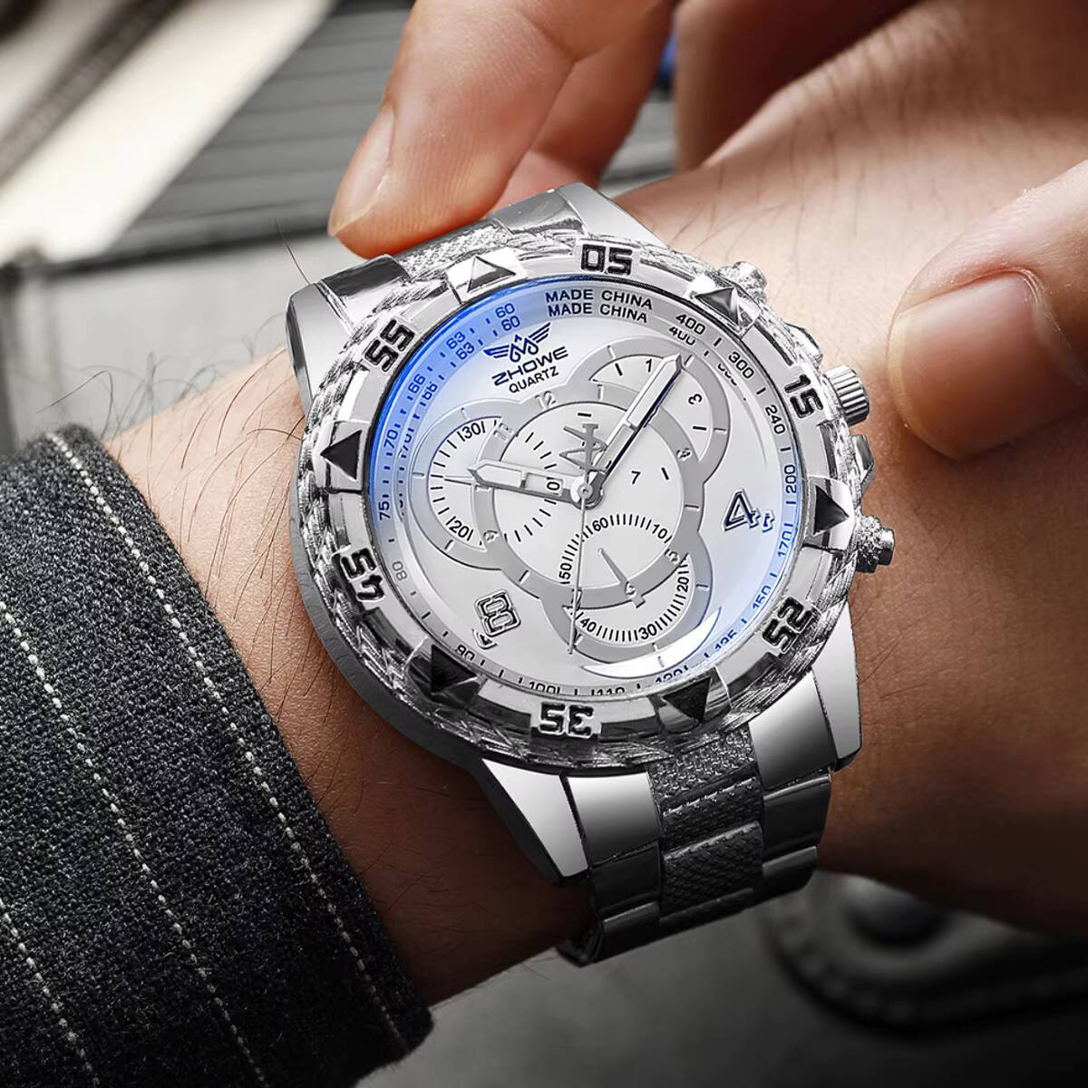 Luxury Large Dial Men Business - Luxury Watch Under 20000 review and price
