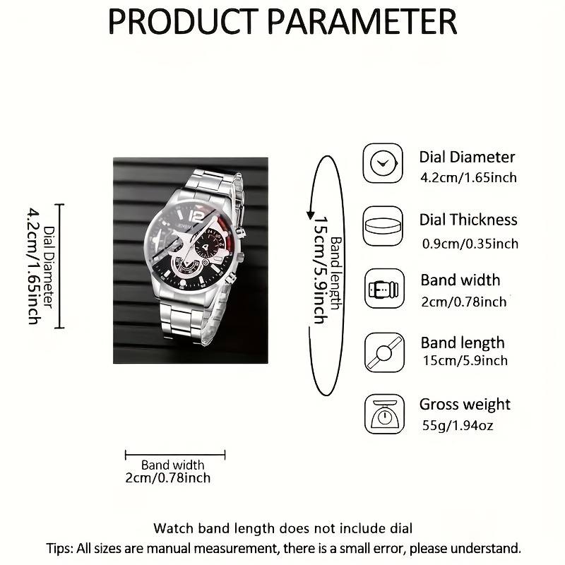 Men's Geneva Watch Set 4 Style - Luxury Watch Under 20000 review and price