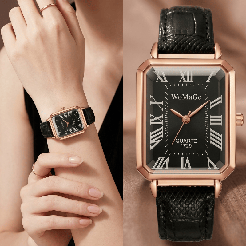Fashion Rectangle Quartz Watch - Luxury Watch For Sale review and price