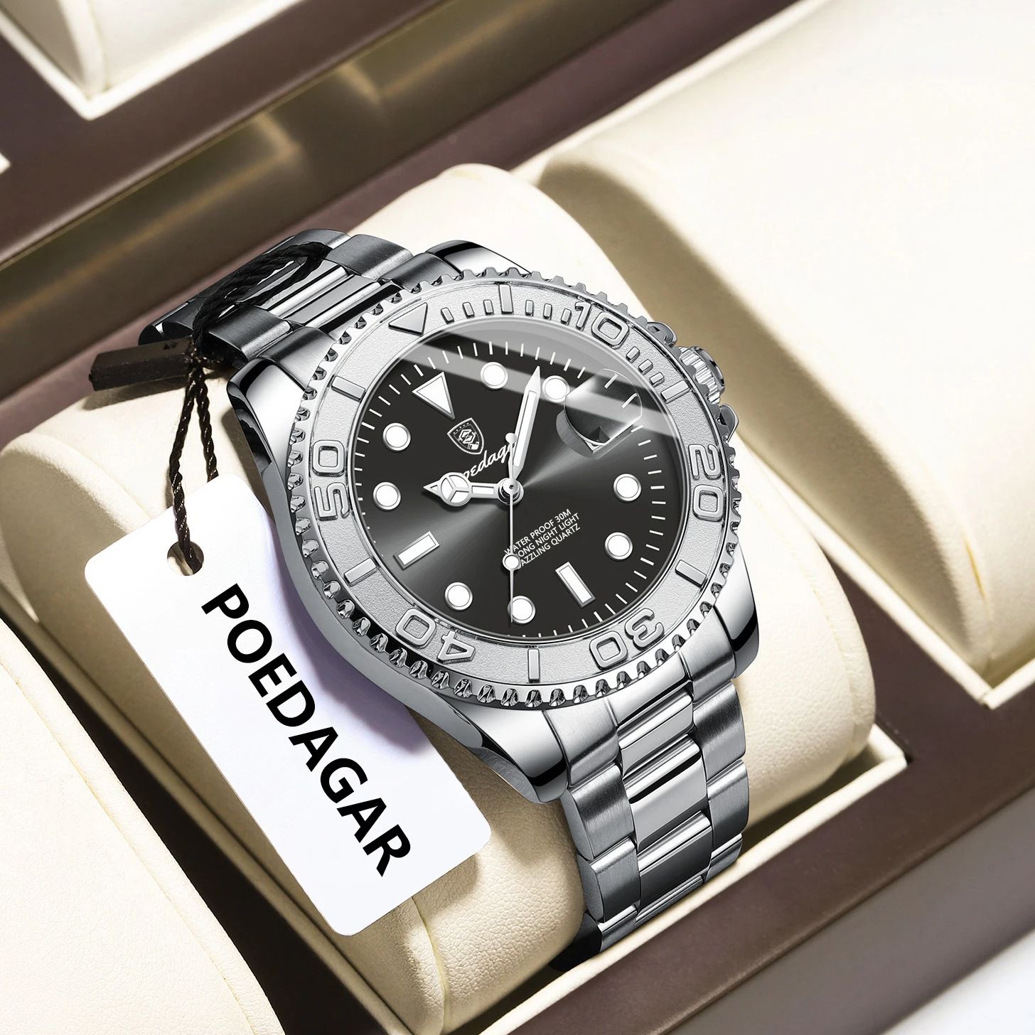 POEDAGAR Trendy Sport Man Watc - Luxury Watch Hand review and price