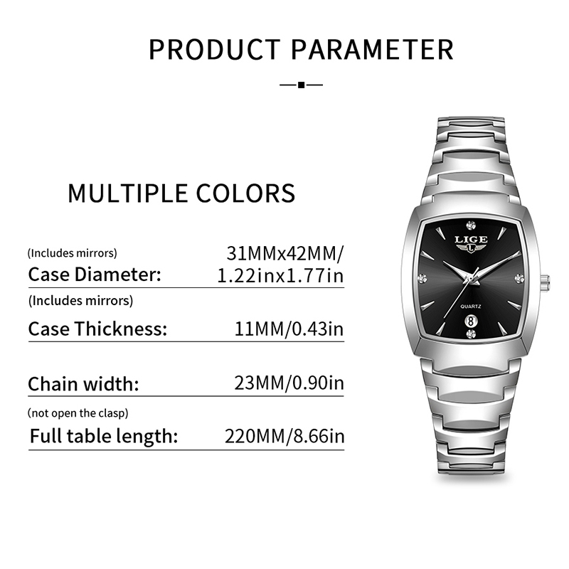 LIGE Watch women Business Luxu - Luxury Watch Usa review and price
