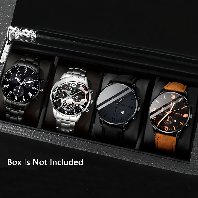 4pcs Fashion Men's Quartz Watc - Luxury Watch Under 20000 review and price