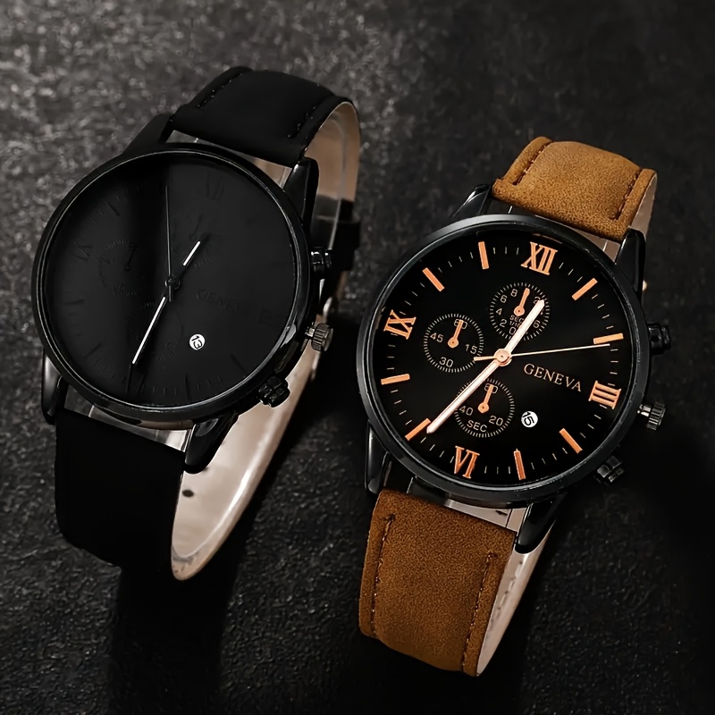 4pcs Fashion Men's Quartz Watc - Luxury Watch Under 20000 review and price