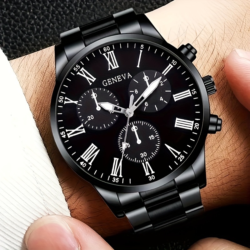 4pcs Fashion Men's Quartz Watc - Luxury Watch Under 20000 review and price
