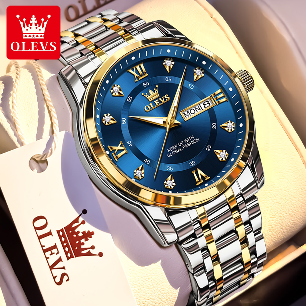 OLEVS Brand Fashion men's watc - Luxury Watch Brands review and price