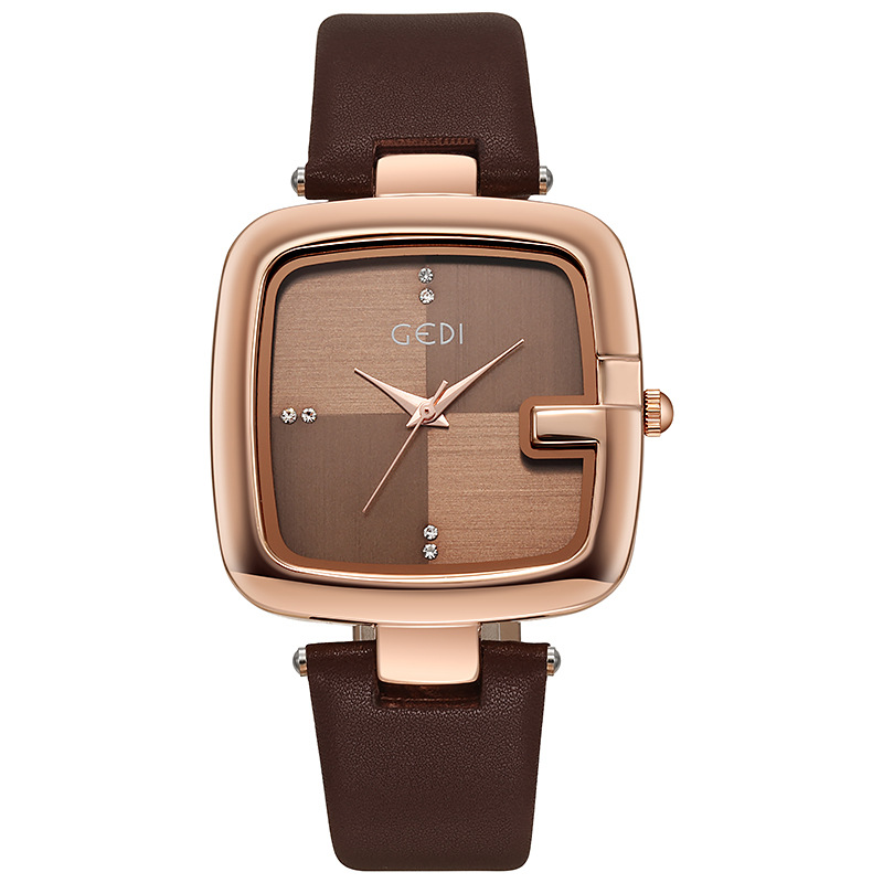 Fashion Gedi Top Brand Light L - Luxury Watch With Leather Strap review and price