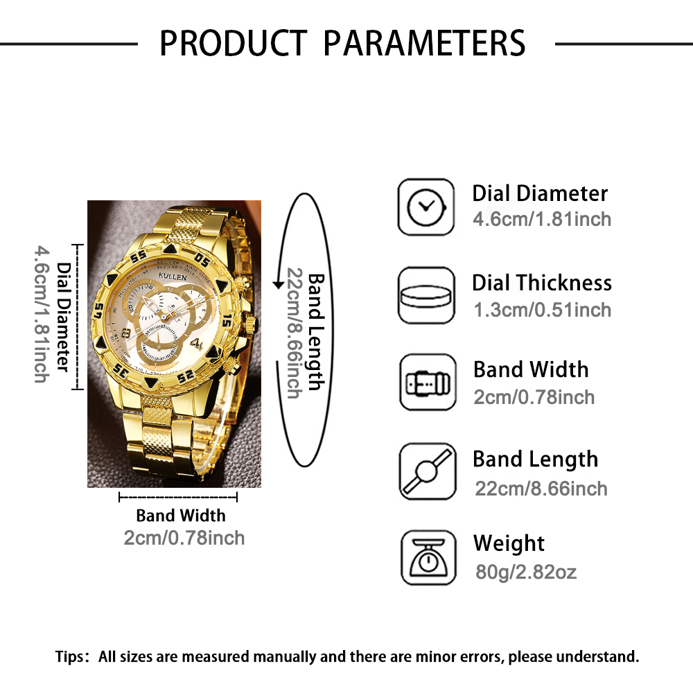 2-piece men's fashionable and  - Luxury Watch Under 20000 review and price