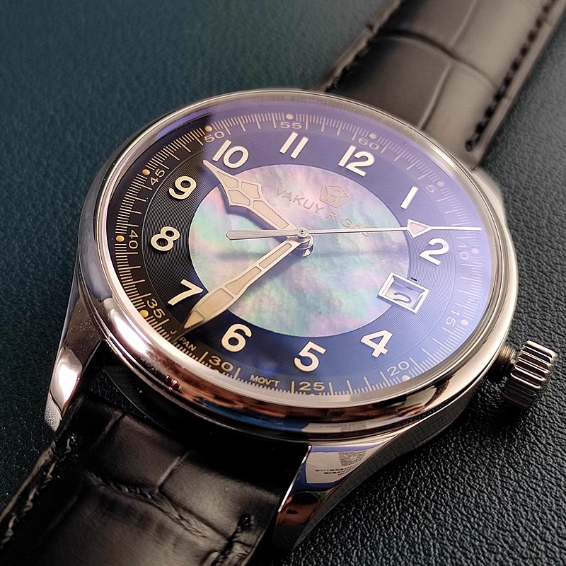 Vakuy 40MM Men's Automatic Mec - Guilloché Dial Watch review and price