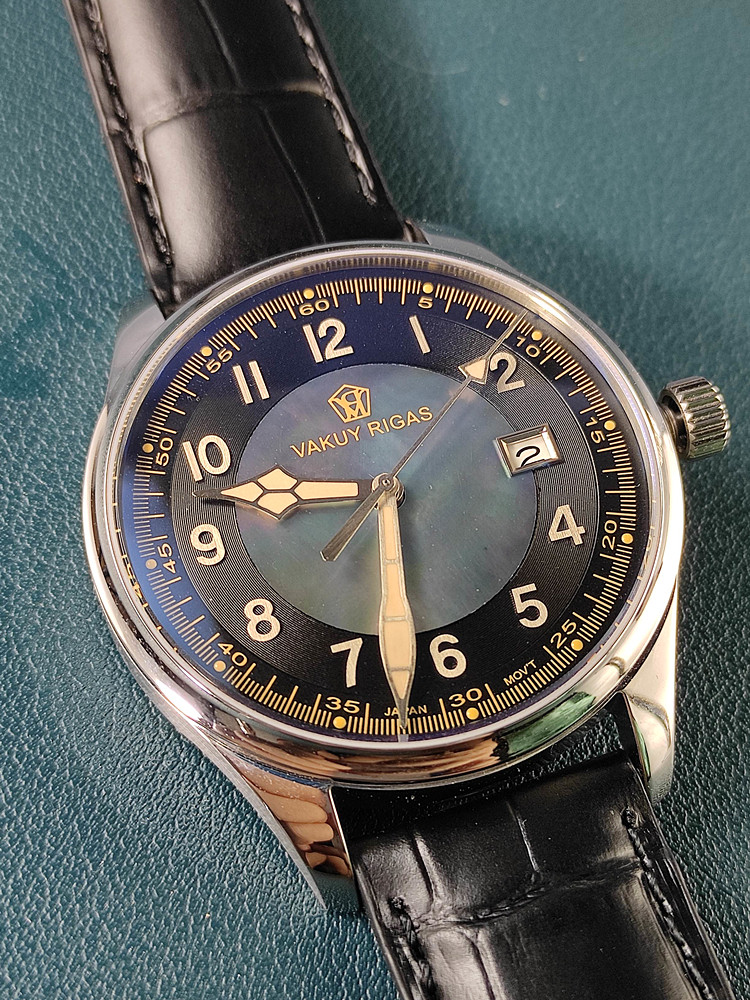 Vakuy 40MM Men's Automatic Mec - Guilloché Dial Watch review and price