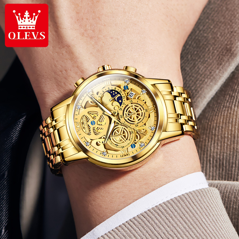 OLEVS 9947 Men Watch Original  - Luxury Watch All Brands review and price
