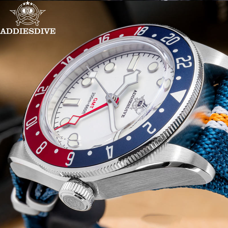 ADDIESDIVE 515-24H Dual Time Z - Gmt Dual Timezone Watch review and price