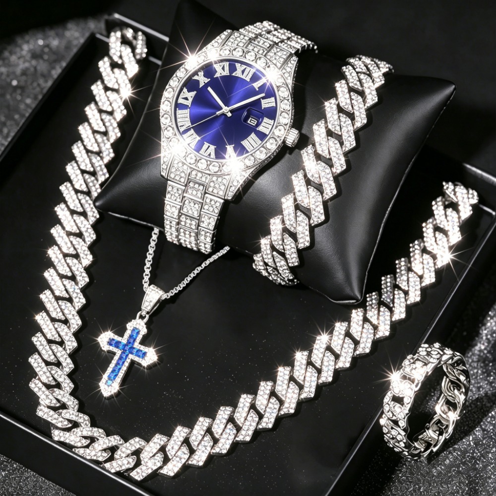 5Pcs Men's Retro Stylish Watch - Luxury Watch Under 20000 review and price