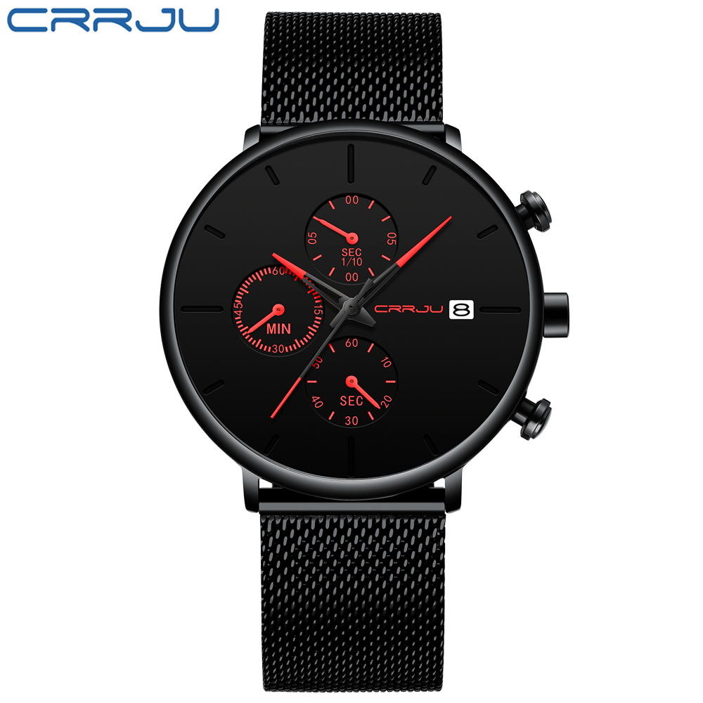 CRRJU Mens Watches Luxury Spor - Dress Watch Ultra Thin review and price