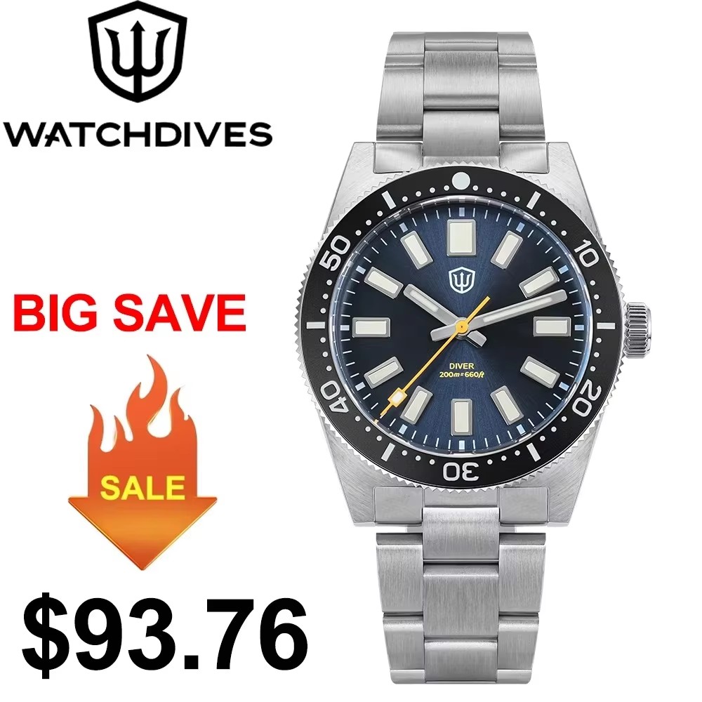 Watchdives WD1965 V2 Watch 38m - Guilloché Dial Watch review and price