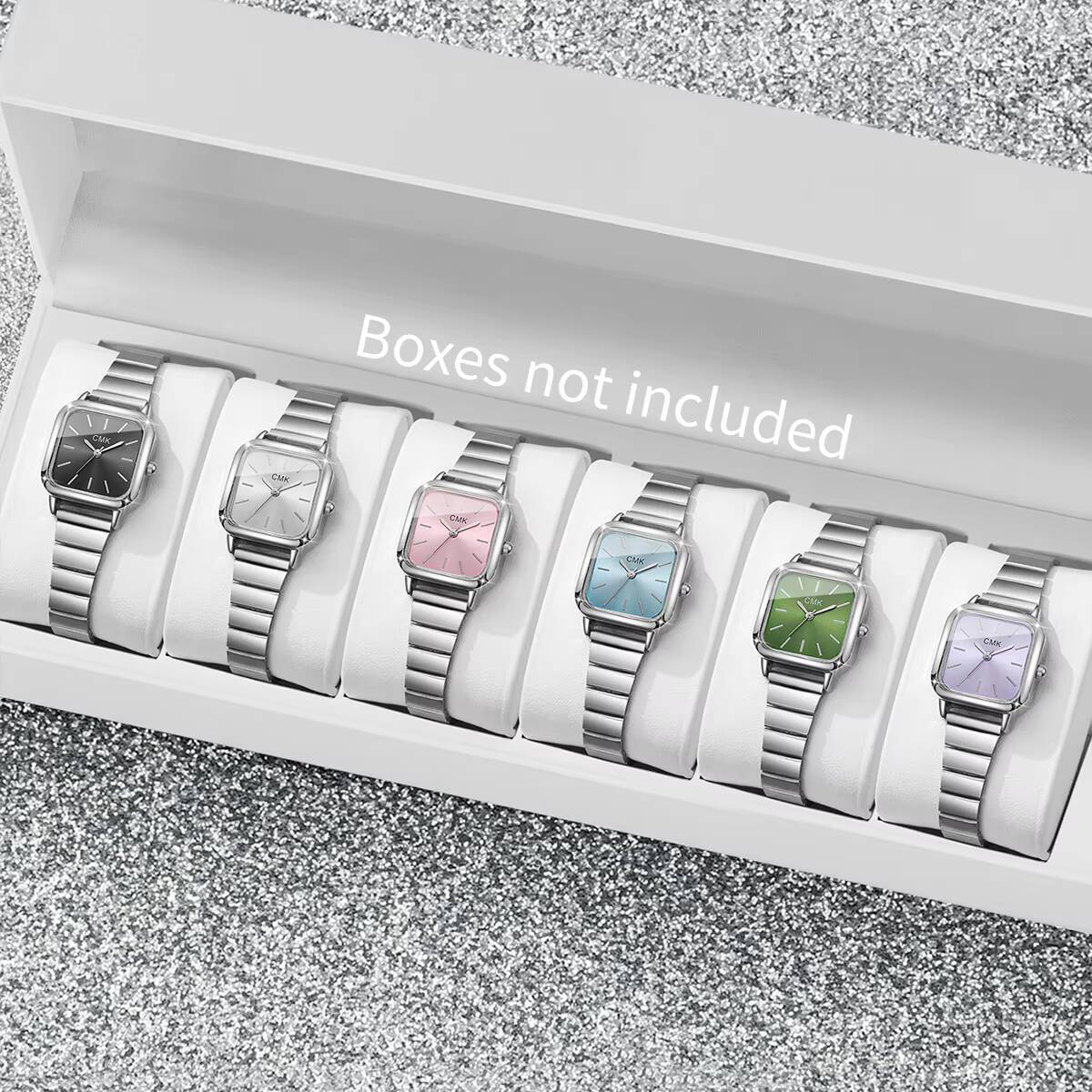 2/3/4/5/6PCS Fashion Square Wo - Dress Watch Ultra Thin review and price