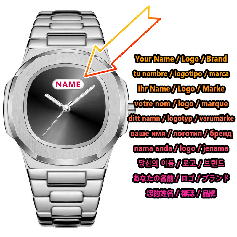 Custom Logo Men's Quartz Watch - Luxury Watch Brands review and price