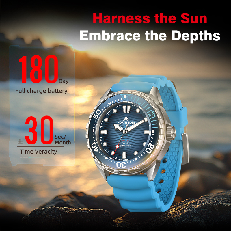 NORTH EDGE 2025 New TRITON Sol - Best Luxury Quartz Watch review and price