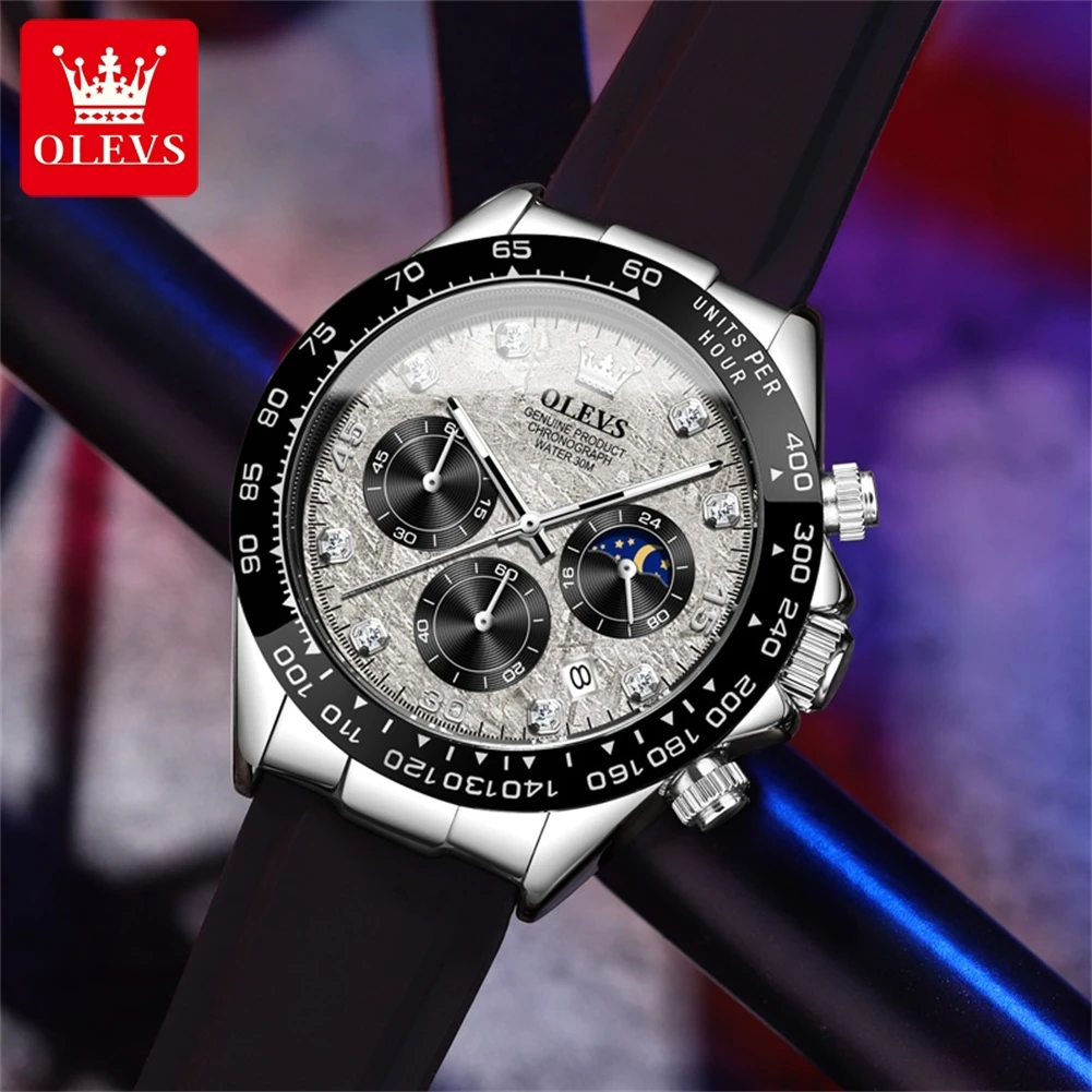 OLEVS 2875 Men's Watches Chron - Best Luxury Quartz Watch review and price